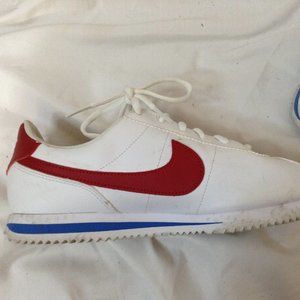 Nike Cortez tennis shoe - forest gump color way